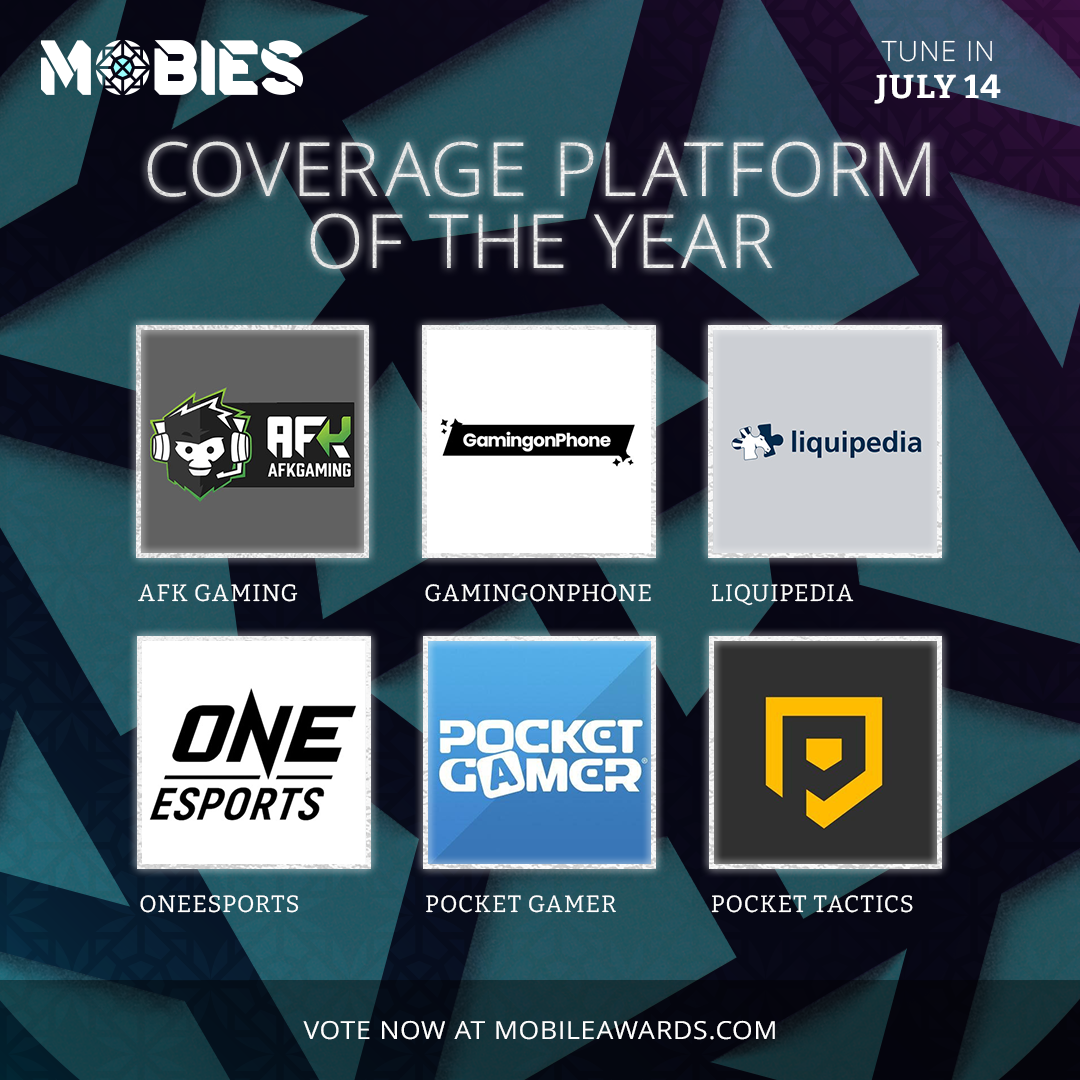Coverage Platform of the Year ¦ Mobies